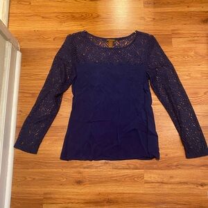 Long Sleeve Top with Lace